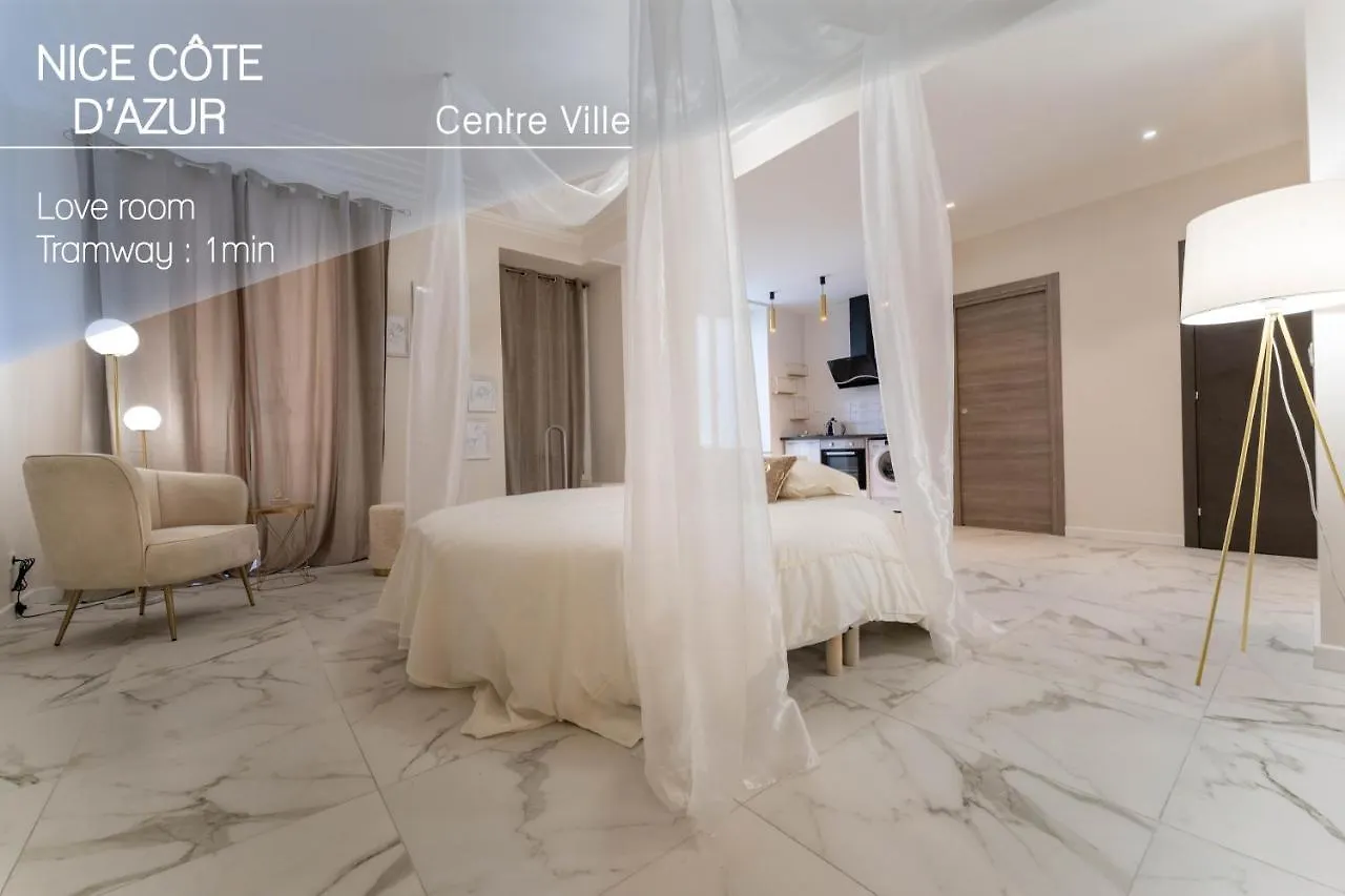 Immersion Love Loft Balneo Jaccouzy Centre Nice Apartment France